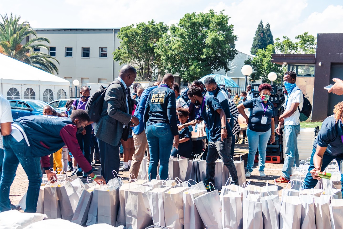 2021 GFFJ gift hamper distributions in Gauteng